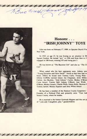 Irish Johnny Toye