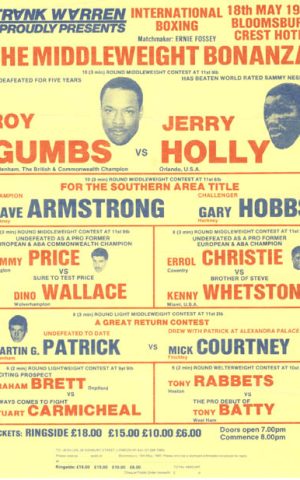 Roy Gumbs vs Jerry Holly